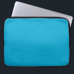 Baby Blue Cool and Simple Solid Color  Laptop Sleeve<br><div class="desc">Baby Blue solid color.  
For special requests or questions,  contact the artist at wafadahdalcreates@gmail.com. © Wafa Y. Dahdal - All Rights Reserved. WD Art</div>