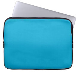 Baby Blue Cool and Simple Solid Color  Laptop Sleeve