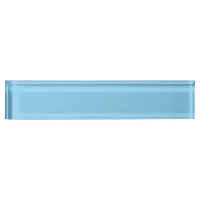 Baby Blue Desk Nameplate (Front)