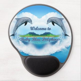 Baby Blue Dolphin Mouse Pad