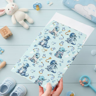 Baby Blue Dragon  Envelope Mailers