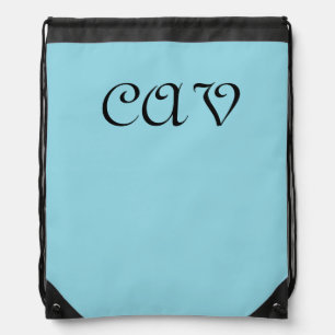 Baby Blue  Drawstring Bag