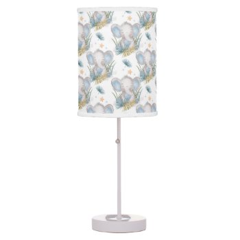 Baby Blue Elephant Custom Shower Gift Decor Table Lamp by Precious_Baby_Gifts at Zazzle