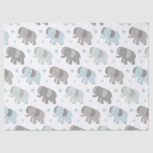 Baby Blue Elephant Tissue Paper