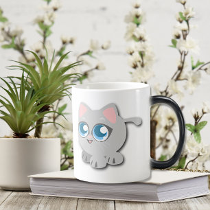 Baby Blue Eyed Round Kitten Color Morph Mug