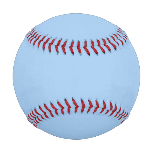Baby blue eyes (solid color)  baseball (Front)