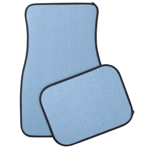 Baby blue eyes solid color  car floor mat