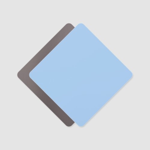 Baby blue eyes solid color  car magnet