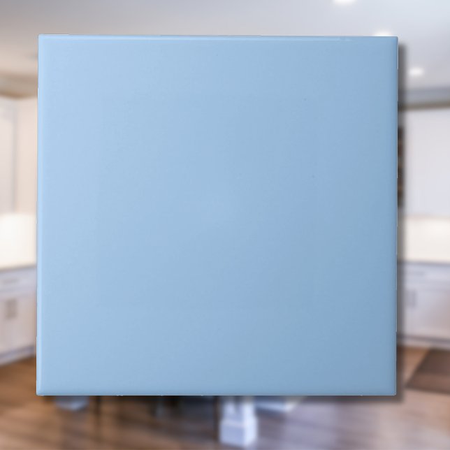 Baby Blue Eyes Solid Color | Classic | Elegant Ceramic Tile (Creator Uploaded)