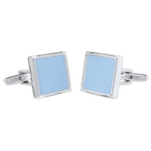 Baby blue eyes solid color  cufflinks
