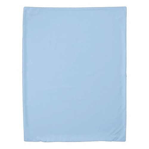 Baby blue eyes solid color  duvet cover