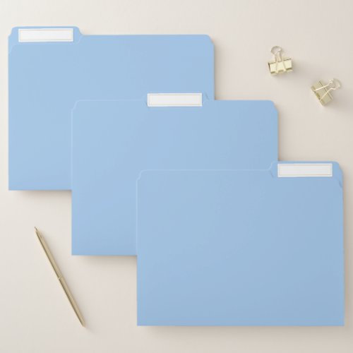 Baby blue eyes solid color  file folder