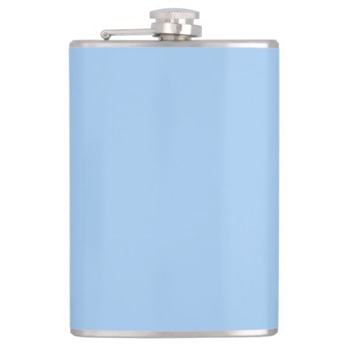 Baby blue eyes solid color  flask