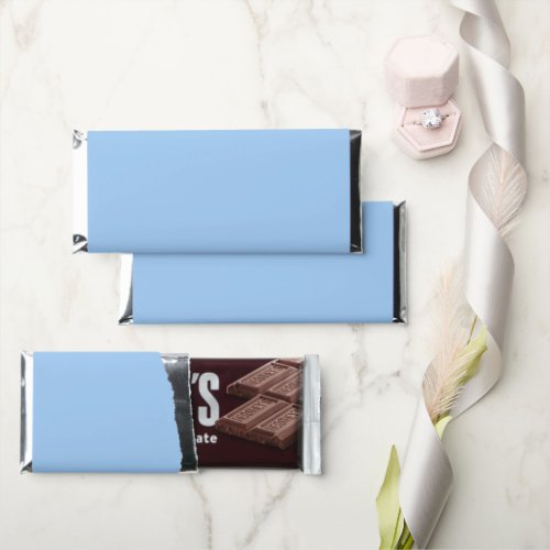 Baby blue eyes solid color  hershey bar favors