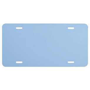 Baby blue eyes (solid color)  license plate