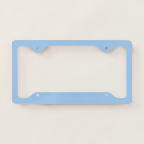 Baby blue eyes solid color  license plate frame
