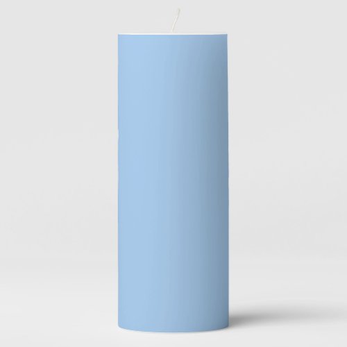 Baby blue eyes solid color  pillar candle