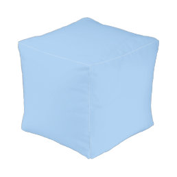 Baby blue eyes (solid color)  pouf