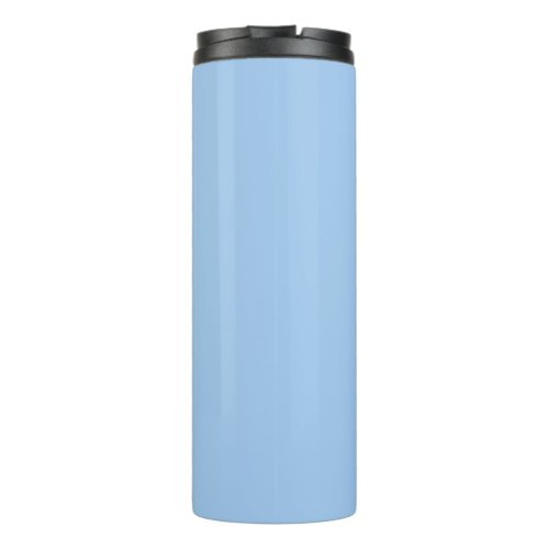 Baby blue eyes solid color thermal tumbler