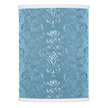 Baby Blue Floral Damask Lamp Shade
