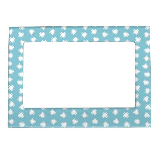 Baby Blue Magnetic Frames, Baby Blue Picture Frame Magnets