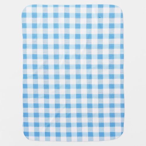 Baby Blue Gingham Blanket