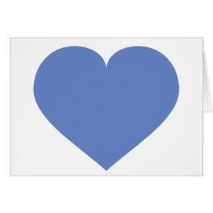 Baby Blue Heart - blank inside Cards