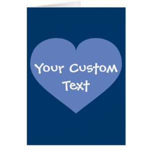 Baby blue heart cards