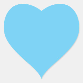 Solid Blue Heart Craft Supplies | Zazzle