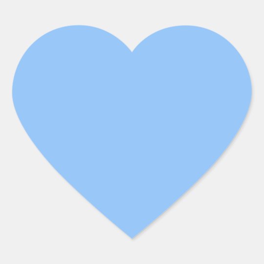 Baby Blue Heart Sticker