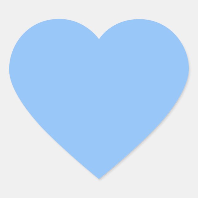 Baby Blue Heart Sticker (Front)