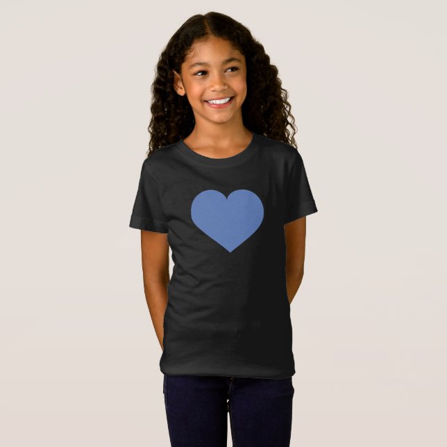 Baby blue heart T-Shirt (Front Full)
