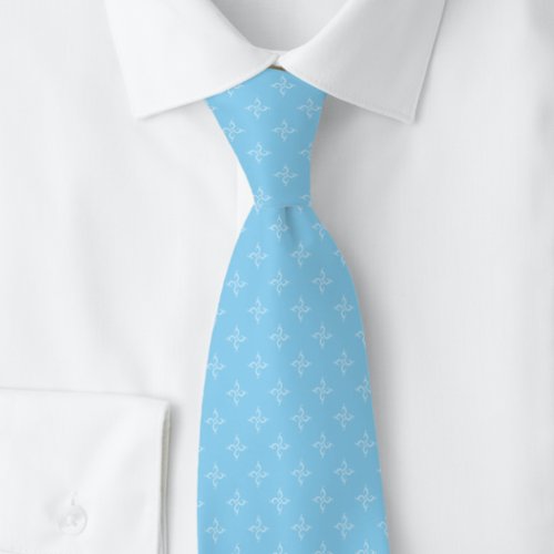 Baby Blue Honeysuckle Neck Tie