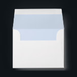 Baby Blue interior Return Address Envelope<br><div class="desc">Elegant simple and modern Return address envelope with Baby blue interior.</div>