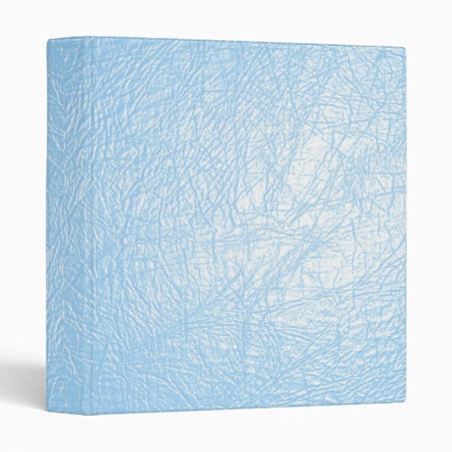 baby blue leather texture binder (Front/Spine)