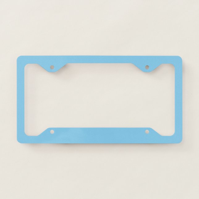 Baby Blue License Plate Frame (Front)