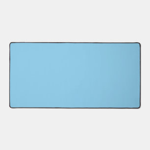 Baby Blue, Light Blue, solid, plain Blue, Desk Mat