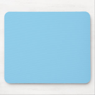 Baby Blue, Light Blue, solid, plain Blue, Mouse Pad