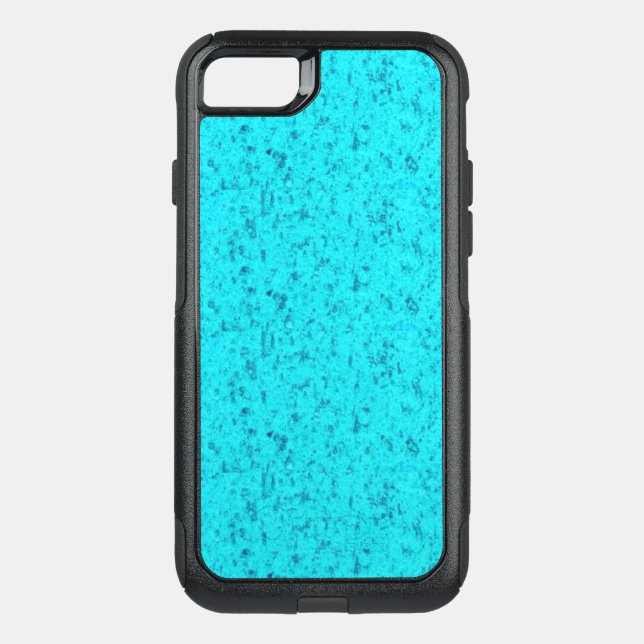 Baby Blue marble Otter box Case (Back)