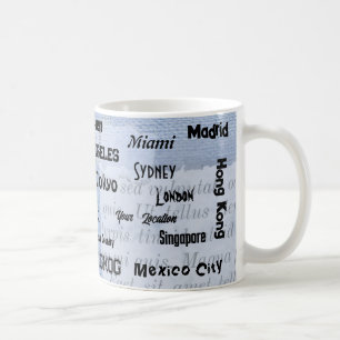 baby blue Mega city  Coffee Mug