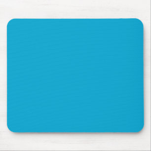 Baby Blue, Minimalist Solid Color  Mouse Pad