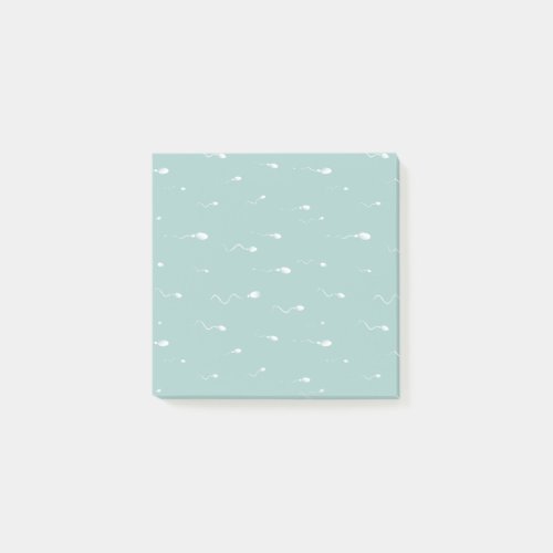 Baby Blue Novelty Sperm Post_it Notes