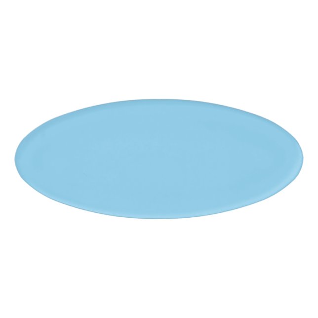 Baby Blue Oval Name Tag (Front)