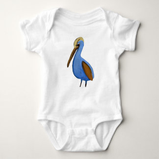 Baby Blue Pelican Baby Bodysuit