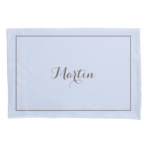 Baby blue Personalized pillowcase