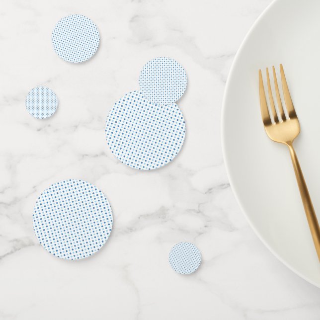 Baby Blue Polka Dots Confetti (Group)