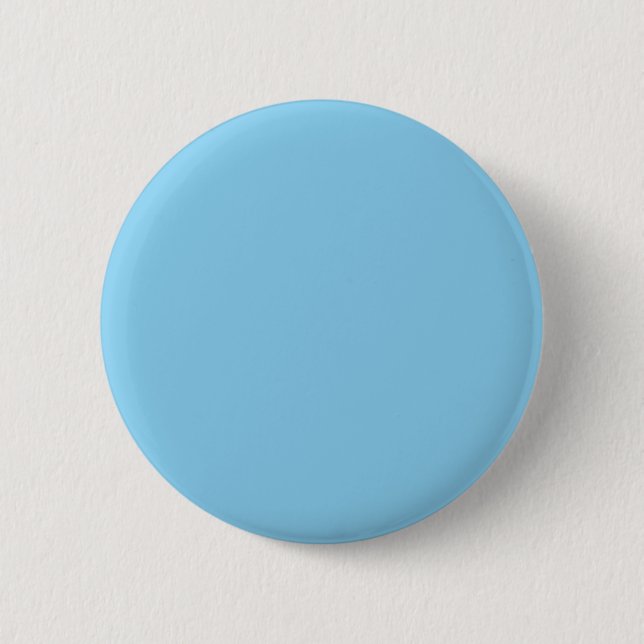 Baby Blue Round Pin-back Button (Front)