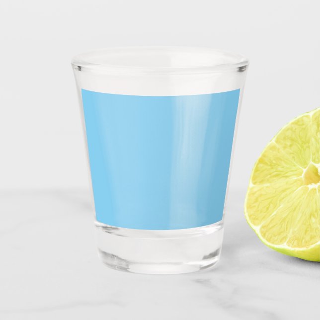 Baby Blue Shot Glass (Front)