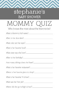 Who Knows Mommy Best Gifts On Zazzle Baby Blue Shower Who Knows Mommy Best Quiz