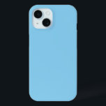Baby Blue Sky Solid Color iPhone 15 Case<br><div class="desc">iPhone Case Mate decorative cell phone protection cover case printed with Baby Blue Sky Solid Color graphic art design illustration and select products collection by TheFabricSeal print on demand shop at Zazzle.com #ZazzleMade https://www.zazzle.com/store/thefabricseal TheFabricSeal©️Original. Baby blue is a lighter blue hue tone plus a bit of white. It's actually a...</div>